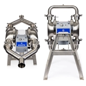 QUANTM Hygienic Large Particle Electric Double Diaphragm Pumps