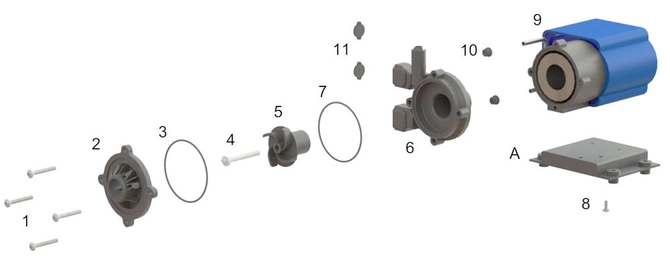 Koolair Pump PM500 Repair Parts Breakdown