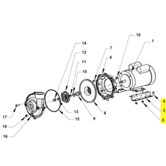1506-101-90 AMT Base, Pump Repair Parts