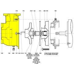 Goulds Pump Part 1L459 CASING (2.5X3-6)