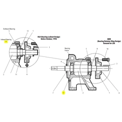 Goulds Pump Part 4K412 BEARING S FRAME RADIAL