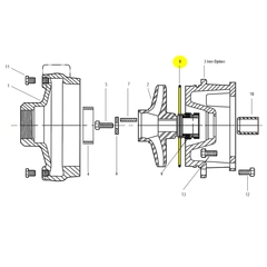 Goulds Pump Part 5K207 O-RING VIT