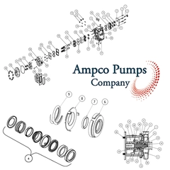 P2GX015200-E Ampco Seal Kit, Pump Repair Parts & Kits