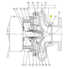 ZCH2 BI8107731 AMPCO Sanitary Pump Repair Part