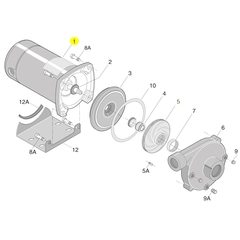 Berkeley Pumps J218-601PKG Motor