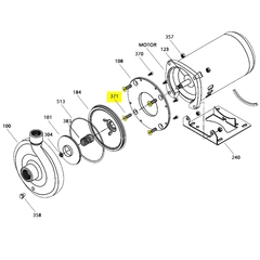 Goulds Pump Part 13K287 MOTOR BOLTS BOX OF 4