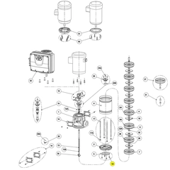 Goulds 13L126 BOTTOM COVER BOLT
