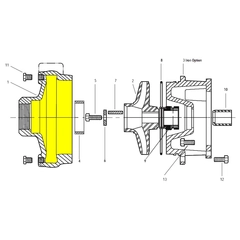 Goulds 1K1133 Pump Repair Parts, Casing