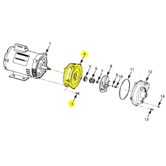 3690-034-98 AMT Pumps Repair Part - Adapter, Gorman-Rupp.