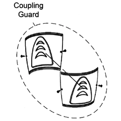 Goulds Pump Part 4K1007 CPLG GRD 180TC SV1-5 QTY 2