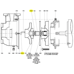 Goulds Pump Part 5K308 O-RING EPR