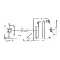 ISE2GL CSS Pacer Pumps I Series Centrifugal Pump Dimensions