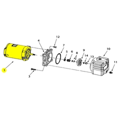 AMT 1626-009-00 Pump Motor ODP2852 285F