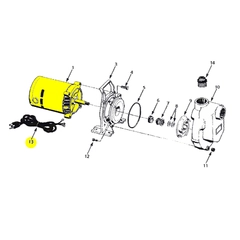 1626-074-00 AMT Pump Motor 1/2" HP ODP
