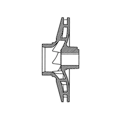 Goulds Pump Part 2K1019 IMPELLER HH