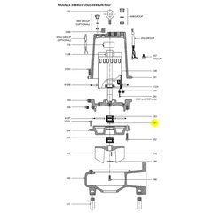 Goulds Pump Part 4K305 SNAP RING-3888,3890
