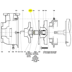 Goulds Pump Part 5K306 O-RING BUNA