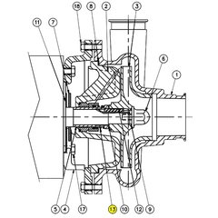 GS8107060 AMPCO Sanitary Pump Repair Part