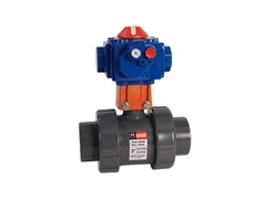 Hayward HCTB1200STACTE, 2" Ready for Actuation TU Ball Valve PVC w/EPDM o-rings, socket/threaded ends