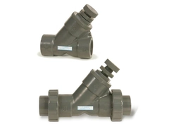Hayward SLC10200SU, 2" PVC Spring-Loaded True Union Y-Check Valve w/FPM o-ring seal, socket end connections