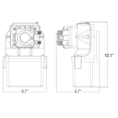 Stenner E20T01C30B1 Econ TD Timer Series Battery Pump Dimensions