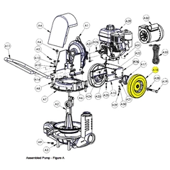 1663-000-00 - AMT Wheel, 337 / 338 Diaphragm Pump Part
