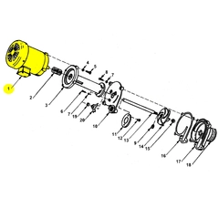 1627-331-00 AMT Pump Repair Part Motor  4446-95
