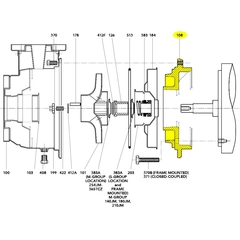 Goulds Pump Part 1L88 ADAPTER-SST in. M in.