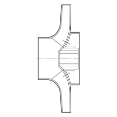 Goulds Pump Part 2L879 IMPELLER 8.25"DIA.