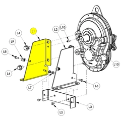 AMT Pumps 3370-101-00 Gearbox Mount Bracket, Pump Repair Part