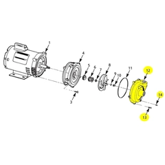 3680-002-95 AMT Pumps Repair Part - Casing, Gorman-Rupp.