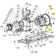 5585-030-96 - AMT Adapter Kit 6" Trash Pumps