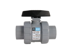 Hayward TB2125STZ, 1-1/4" CPVC True Union Ball Valve w/FPM o-rings; socket/threaded end connections, drilled ball for N/AOCl