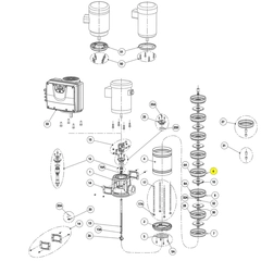 Goulds 3L54 DIFFUSER ESV1-3 A304