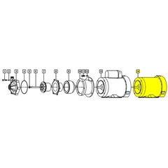 0153-0135-1000 March Pump Repair Part, Motor