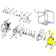316F-001-95 AMT Pumps Repair Part - Casing, Gorman-Rupp.