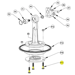 3350-011-90 - AMT Carriage Bolt Kit Plunger