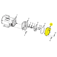3680-002-09 AMT Pump Casing Cast Iron