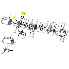 4780-031-95 AMT Pumps Repair Part - Adapter, Gorman-Rupp.