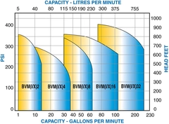 Berkeley Pumps Model BVM2-90-700D BVM Performance Curve