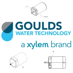 E07821 Goulds Xylem Motor- 1-1/2 HP, TEFC, 1 Ph