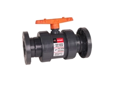 Hayward TB1050F, 1/2" PVC True Union Ball Valve w/FPM o-rings; flanged end connections