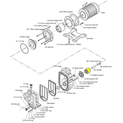 SMF0149 Iwaki America Pump Part SMX Magnet Capsule Assembly