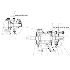 Goulds Pump Part 14L60 BRG FRM ASSY-SST-M