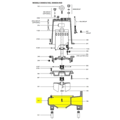 Goulds Pump Part 1K219 CASING - 3888DX