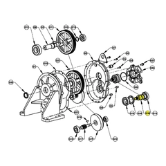 3354-122-00 - AMT Input Pinion 335 Gearbox