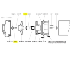 Goulds Pump Part 5K210 O-RING VITON 3657 3757 