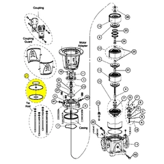 Goulds Pump Part 5K378 O-RING KIT, EPDM 66-92SV
