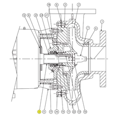 BX8204131 AMPCO Sanitary Pump Repair Part