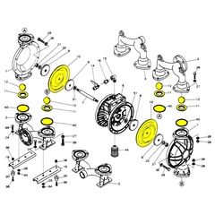 Yamada Pump Repair Kit K40-MV
